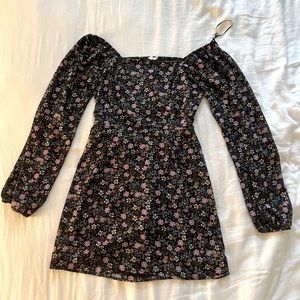 Nordstrom floral mini dress size large